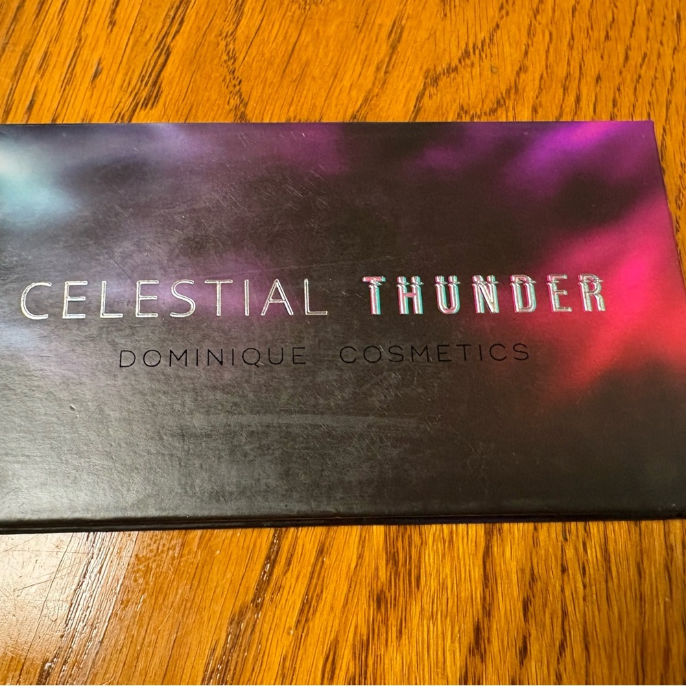 5/$25 Dominique Cosmetics Celestial Thunder Palette - Black, Purple, Pink
